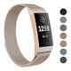 thumbnail image 3 of Pulsera metálica LRH Fitbit Charge 4/3 Oro Champán 200 mm, 3 of 5
