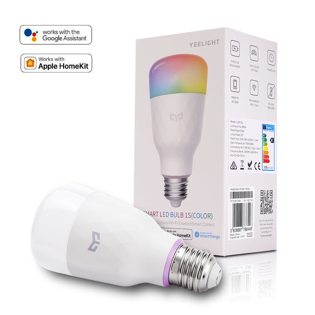 lava Mursten Leia yohome YEELIGHT Smart LED 1S Bulb Wi-Fi Dimmable Compatible With Alexa -  Walmart.com