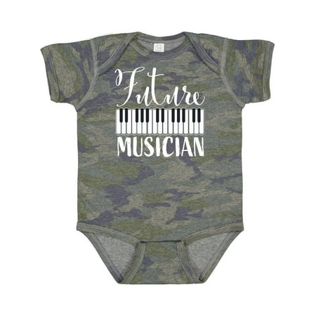 

Inktastic Future Musician- Piano Music Gift Baby Boy or Baby Girl Bodysuit