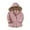 Pink, variant on IROINNID Thickened Jackets For Toddlers Girls Fleece Hoody Jackets Kids Zip Up Outerwear Coat Toddler Kids Jacket