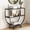 Black, variant on 3 Tier Console Tables, 30" Height Entryway Table, Sofa Table Behind Couch Table, Industrial Entryway Furniture Entry Way Table with Storage for Living Room, Hallway, Entrance,