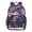 Pink and Purple Palm Leaves, variant on PVC Transparent Backpacks Clear Backpack for Travel and Outings Ghost Standing under A Mushroom
