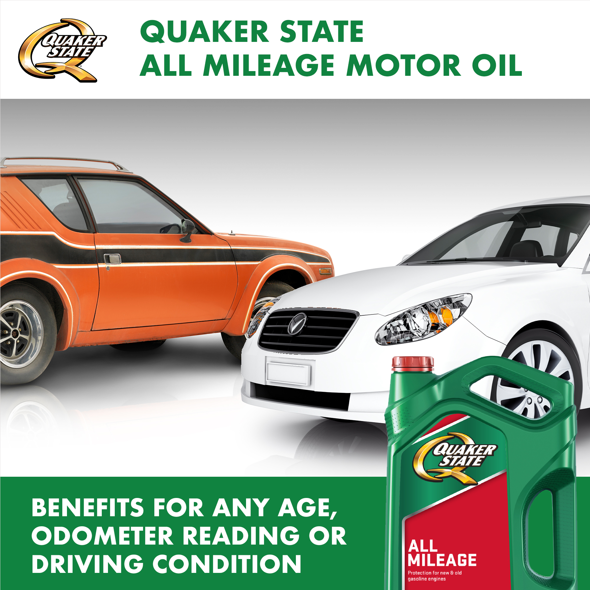 Quaker State All Mileage 10W-40 Motor Oil, 1 Quart - image 4 of 8