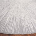 thumbnail image 3 of SAFAVIEH Abstract Olivera Radiate Area Rug, Ivory/Silver, 6' x 6' Round, 3 of 10