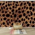 thumbnail image 2 of Modern Wallpaper Murals 3D seamless abstract leopard pattern wild animal skin print animal Peel and Stick Removable Self-Adhesive canvas Wall Stickers for Nursery Kids Bedroom TV Wall Decor, 2 of 5