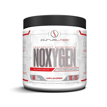 Purus Labs - NOXygen Stimulant-Free Blood Flow and Oxygen Amplifier Unflavored - 112 (Best Foods To Increase Blood Flow)
