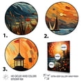 thumbnail image 3 of Designart "Lighthouse Guiding Painting III" Cityscapes Floater Framed Canvas Wall Art, 3 of 7