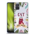 thumbnail image 1 of Head Case Designs Spirit Animal Illustrations Cat Soft Gel Case Compatible with Samsung Galaxy A71 (2019), 1 of 7