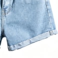 thumbnail image 4 of BUIGTTKLOP Jean Shorts Womens High Waisted Trendy Rolled up Hem Ripped Stretchy Casual 2026 Denim Summer Shorts, 4 of 8