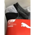 thumbnail image 4 of PUMA Men's Athletic Polyester No Show Socks, Black (12), 4 of 7