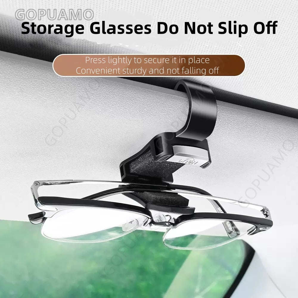 Car Glasses Holder Clip For Audi Q5 Press type sunglasses clip and ticket sunshade ABS Eyeglasses holder