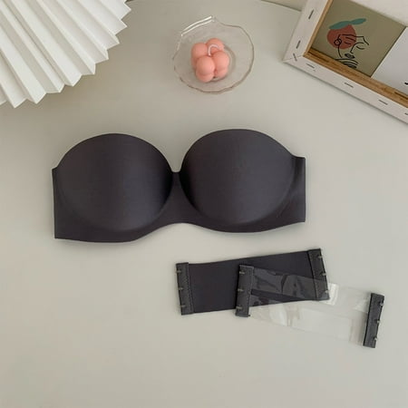 

Womens Push up Bra Full Cup Padded Strapless Lingerie Wireless Brassiere