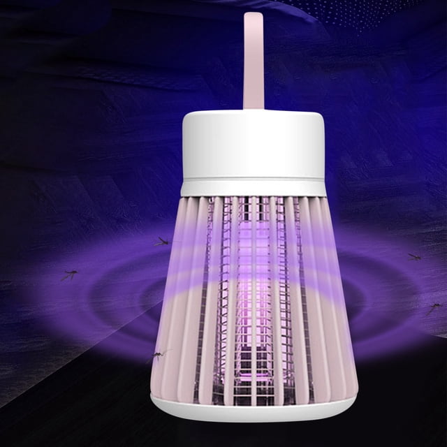 Lámpara LED USB portátil para exteriores, lámpara antimosquitos para interiores, tipo de descarga eléctrica para el hogar, luz repelente de mosquitos silenciosa