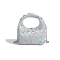 thumbnail image 7 of Lattice Weave Handbag with Soft Leather Chain for Women - Elegant Small Crossbody Bag, 7 of 7
