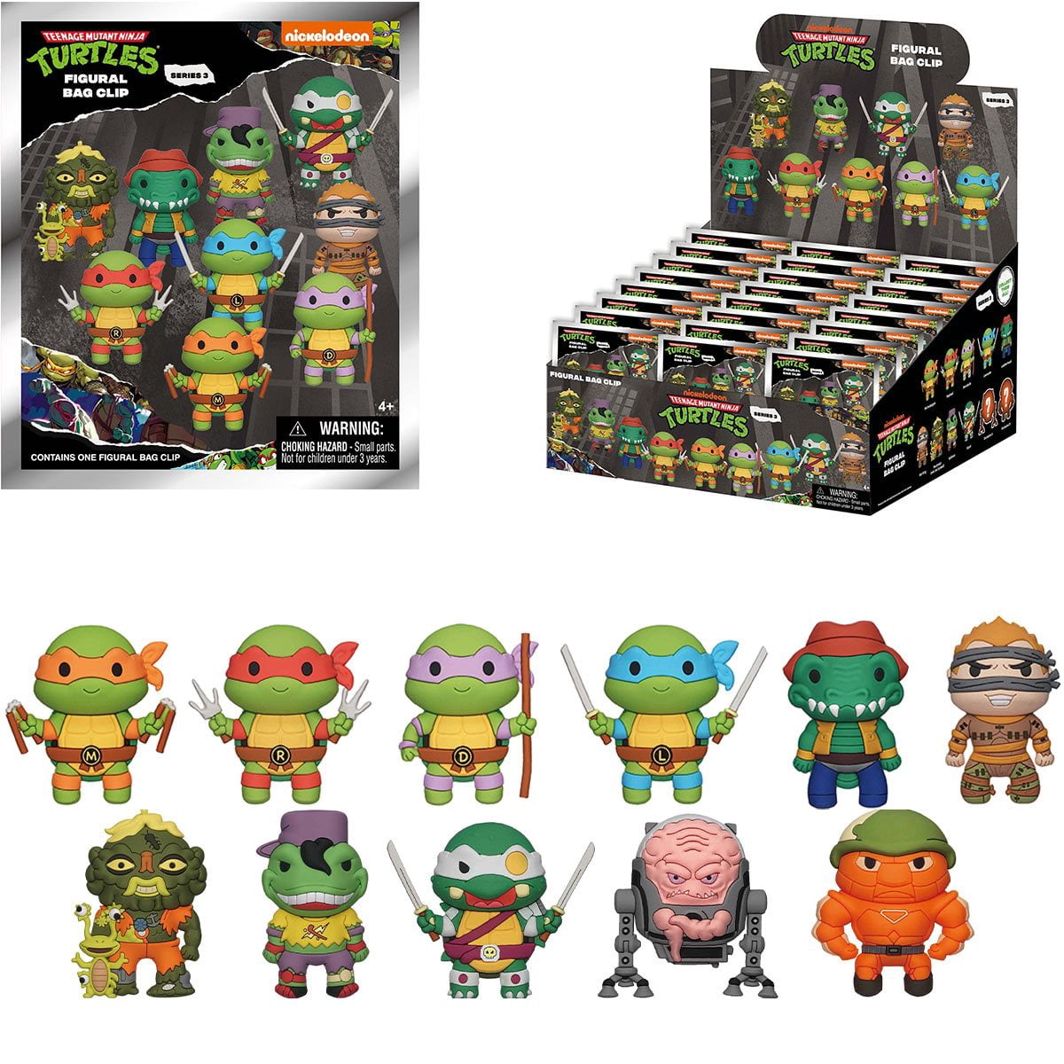 Monogram Retro Teenage Mutant Ninja Turtles Series 3 3D Foam Bag