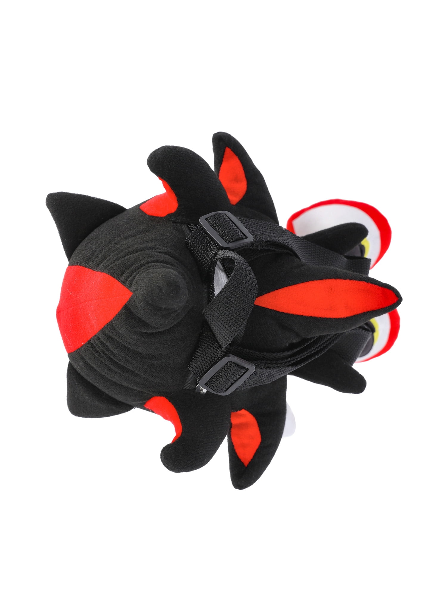 Shadow the Hedgehog Unisex 14" Plush Backpack, Black