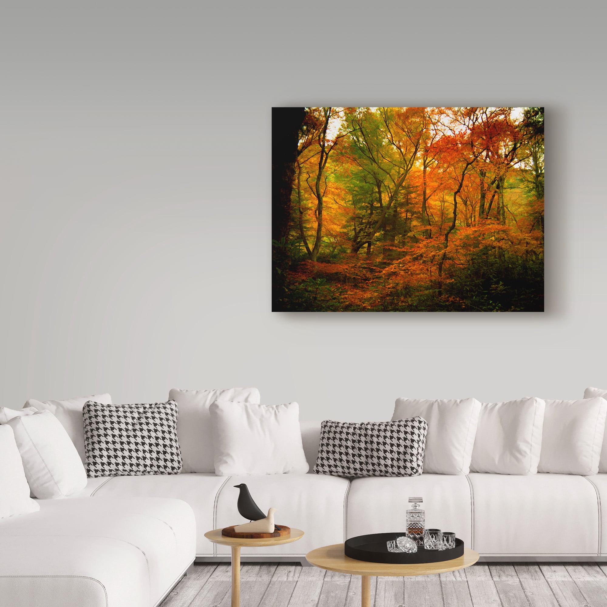 Trademark Fine Art 'Deep Woods' Canvas Art by J.D. McFarlan