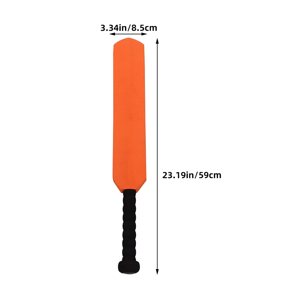 COMPUKAS Beginner Baseball Bat Set, 2 Orange EVA Lightweight Training Bats for Kids and Youth