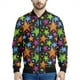 thumbnail image 3 of Chaqueta con estampado de estrella de cinco puntas para hombre y mujer, colorida chaqueta de manga larga con estampado 3D, chaquetas informales con cremallera para primavera y otoño, 3 of 5