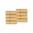 thumbnail image 2 of BNM Egyptian Cotton Luxury 8 Piece Hand Towel Set, Gold, 2 of 5