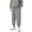Gray, variant on Ashirexll Boys and Girls Sweatpants Winter Pants Solid Color Warm with Elastic Waist and Pockets for 2-13 Year