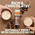 thumbnail image 5 of RISE Brewing Co. Oat Milk Mocha Nitro Cold Brew Coffee, No Sugar Added & No Dairy, Organic & Non-GMO, Low Acidity & Vegan, 7 Fl. Oz. Cans, 5 of 5