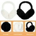 thumbnail image 7 of LOLIPPYY 2-Pack Soft Plush Earmuffs for Women, Warm Winter Ear Muffs, Cozy Cold Weather Accessories, 7 of 7