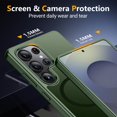 thumbnail image 4 of Funda magnética SPIDERCASE para Samsung Galaxy S25 Ultra Green, 4 of 7