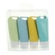 thumbnail image 1 of 4 botellas de viaje de silicona, subbotellas para loción, botellas portátiles para maquillaje., 1 of 6
