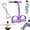 Purple, variant on Multifunctional Tension Cor, Comes with a Figure 8 Exercise Bands Upgrade 8 Tube Foot Pedal Resistance Band with Handle Thick Latex Material