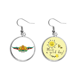 thumbnail image 1 of Bulgaria bandera emblema nacional Pendiente Sol Flor Pendiente Joyas Moda Unbranded M, 1 of 3