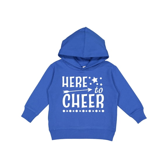 Inktastic Here to Cheer Cheerleading with Arrow and Stars Toddler Hoodie