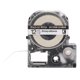thumbnail image 1 of Cinta para máquina de etiquetas de 12mm, alta calidad, apta para King Jim para Epson SR230CH, 8 metros de longitud, 12mm, fondo blanco, letra negra, 1 of 9