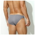 thumbnail image 4 of Afuyipoi Underpants for Male,Lightweight Mid-rise Solid Activewear Briefs Gray M, 4 of 4