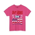 thumbnail image 3 of DJH Apparel | Out Here Being Cute US Flag Unisex Heavy Cotton Tee, 3 of 4