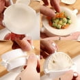 thumbnail image 4 of 3Pcs Dumplings Maker, Dumpling Tools, Different Sizes of Dumpling Mold, Perfect for Making Hand pies, Dumplings, Ravioli, Calzones, 4 of 8