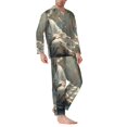 thumbnail image 2 of Goofa Forest Meditating White Tiger for 2-piece Loungewear Set Men’s Sleepwear Set Soft PJs Cozy loungewear Comfy Sleep Set Winter Pajamas-Large, 2 of 7