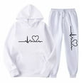 thumbnail image 4 of Ailaofu Christmas Sweat Suit for Women 2 Pieces Ugly Tree Hoodies Tracksuit Novelty Funny Graphic Tracksuit Set Xmas Outfits, 4 of 6
