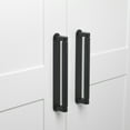 thumbnail image 2 of GlideRite 9-1/2" Rounded Backplate 7-9/16" 192mm Center-Center, Matte Black, 2 of 3