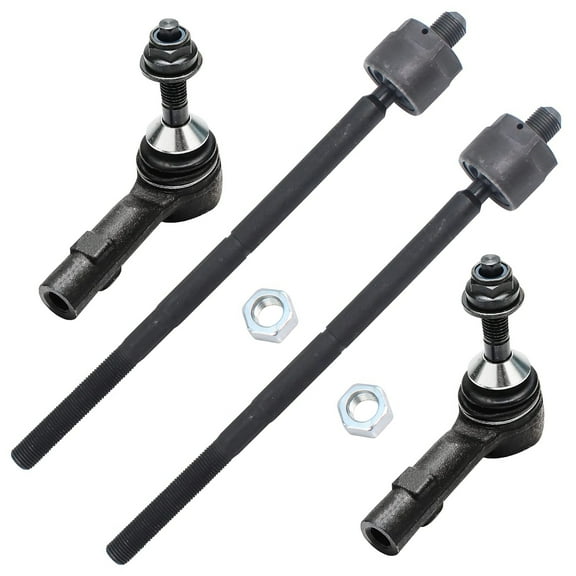 Detroit Axle - Front Inner and Outer Tie Rods Replacement for Ford Flex Taurus Freestyle Mercury Montego Sable