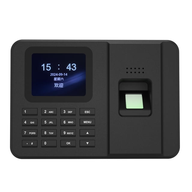 T700 Biometric Attendance System with 2.4-inch Color Display, USB Export, and High-Speed Fingerprint Recognition for Efficient Workforce Management