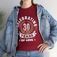 thumbnail image 2 of Celebrating 30 Years Of Love 30th Marriage Anniversary T-Shirt, 2 of 2
