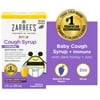 Zarbee's Baby Cough Syrup + Immune with Honey & Zinc, Grape ,2 fl oz