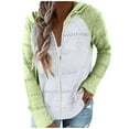 thumbnail image 5 of Outfmvch Cardigan For Women, Cardigan Sweaters For Women, Winter Coats For Women, Long Sleeve, Zip Up Hoodie, 1-Green Xl, 5 of 9