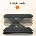 thumbnail image 4 of TaoTronics 24" Laptop Desk for Bed, Adjustable Height Laptop Bed Tray Table for Working, 4 of 7