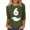 Army Green1, variant on Ruimatai Women's Casual Floral Print Blouse 3/4 Sleeve Round Neck Pullover Top Comfortable Everyday Fashion Tunic
