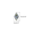 thumbnail image 2 of Uxcell Fretboard Markers Inlay Stickers Decals for Guitars Star Diamond Shape Electric Guitar Sticker Dark Color, 2 of 5