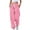 Pink, variant on FAWUUDO Womens Striped Palazzo Pants Wide Leg High Waisted Lounge Pajama Pants Cute Casual Trousers with Pockets Black