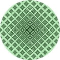 thumbnail image 1 of Ahgly Company Machine Washable Indoor Round Transitional Mint Green Area Rugs, 3' Round, 1 of 7