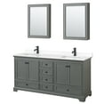 thumbnail image 3 of Wyndham Collection Wcs202072d-Vca-Med Deborah 72" Free Standing Double Basin Vanity Set -, 3 of 6